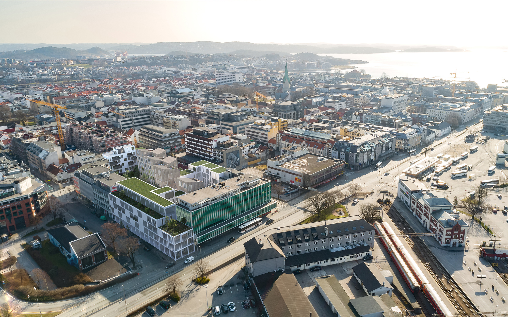 "Qvartal1" er under utvikling nær den nye Jernbanetomta.